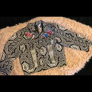 New Romantic FP Geometric Embroidered Jacket S